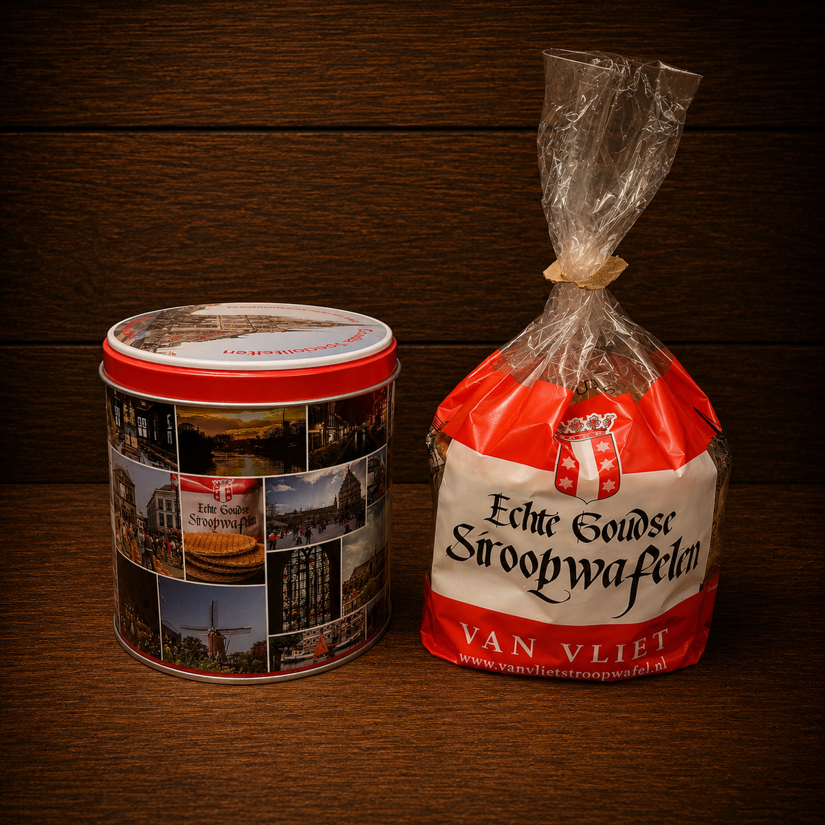 Goudse Siroopwafels in blik Gouda